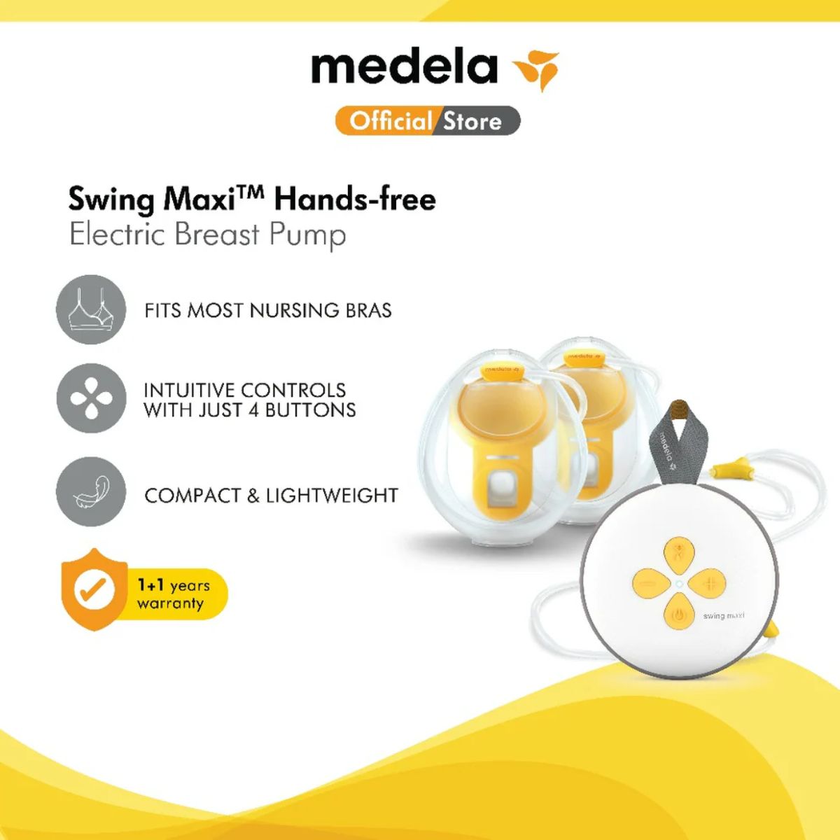 Medela Swing Maxi™ Hands-free Wearable Double Electrical